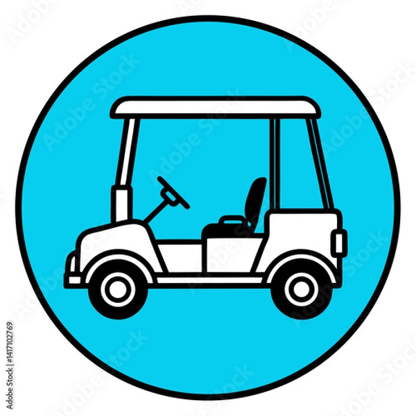 Fototapeta silhouette of a tractor