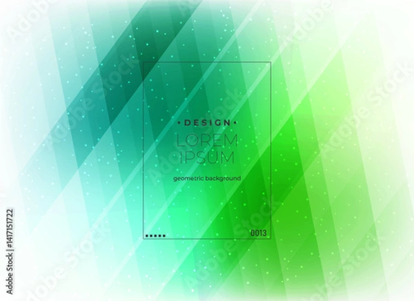 Fototapeta Flat vector. Minimal geometric background. Dynamic shapes composition. Eps10 vector.