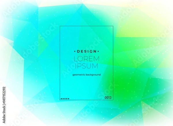 Obraz Flat vector. Minimal geometric background. Dynamic shapes composition. Eps10 vector.