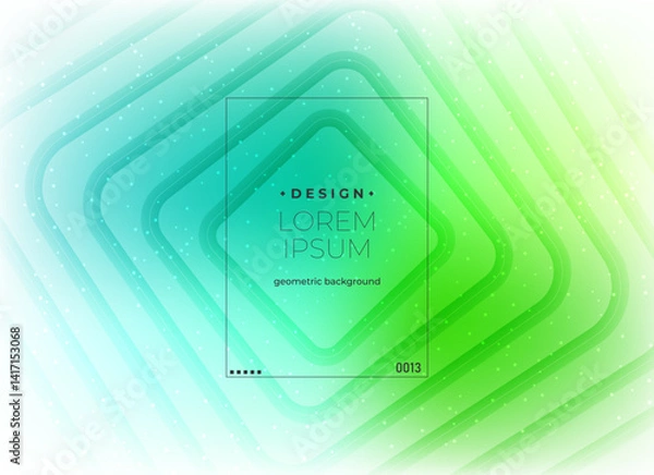 Fototapeta Flat vector. Minimal geometric background. Dynamic shapes composition. Eps10 vector.