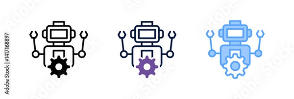 Obraz Robotic Icon