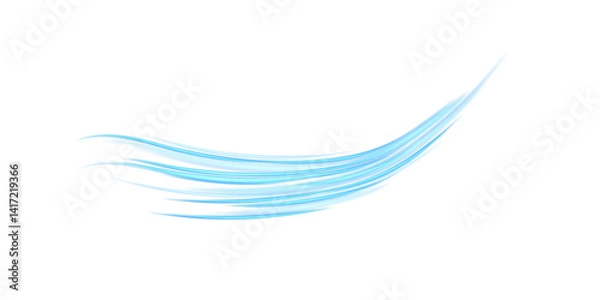 Obraz Wind Stream Effect Light Transparent Breeze Overlay for Fresh Air and Motion Effects
