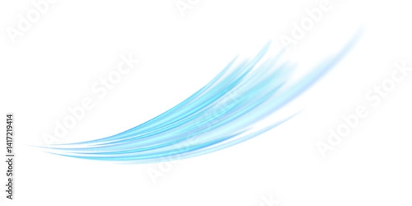 Obraz Air Flow Effect Transparent Wind Wave Overlay for Breeze Cooling and Ventilation Visuals