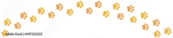 Obraz Dog or Cat Footprint Decoration
