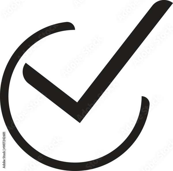 Obraz check list black