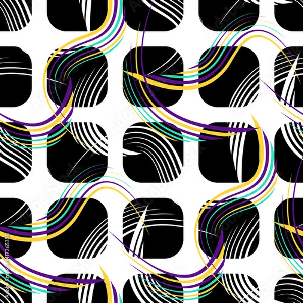 Obraz Geometric seamless pattern 32r.eps