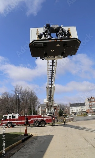 Fototapeta Firefighters 