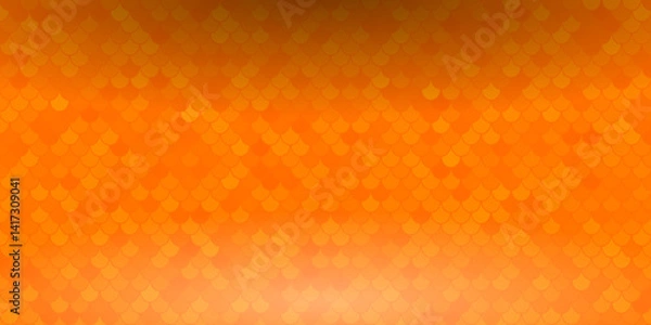 Obraz Vector snake pattern. Red dragon scale. Fish texture. Red skin background of reptile mermaid lizard. Oriental monster skin print.