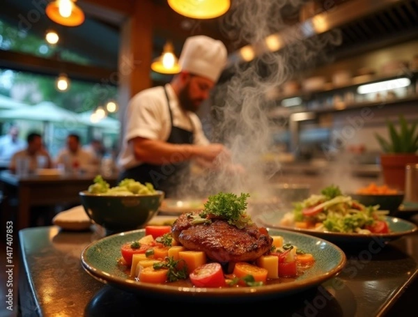 Obraz Steakhouse Elegance