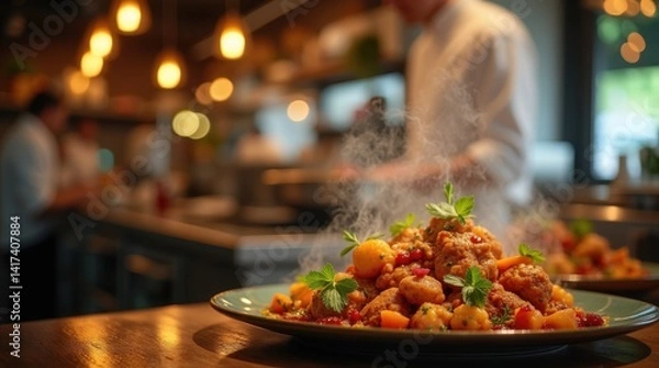 Obraz Crunchy Cauliflower Pasta