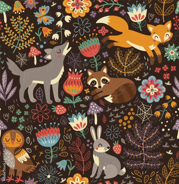 Fototapeta Forest pattetrn