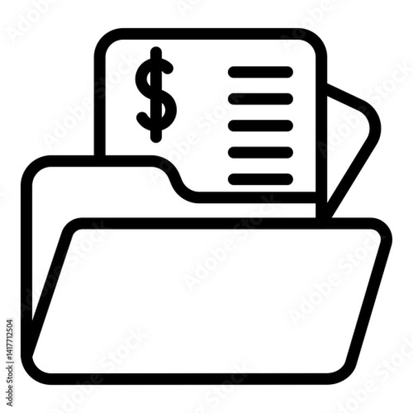 Obraz Diamond Vector Line icon Design