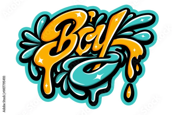 Obraz Boy typography art