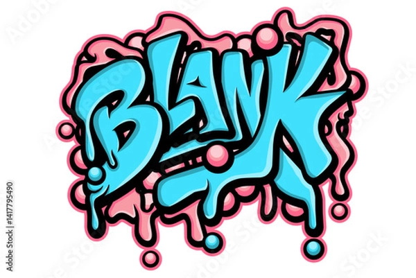 Obraz Blank typography art
