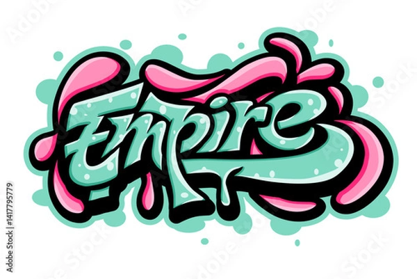 Obraz Empire typography art design