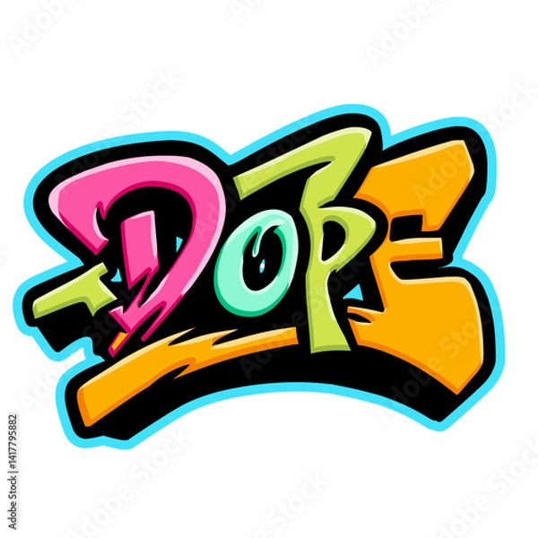 Obraz Dope graffiti art