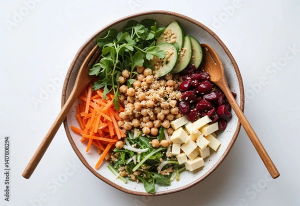 Fototapeta ชามวีแกน