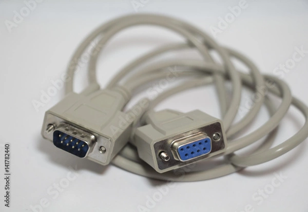 Obraz Serial communications connector RS 232.