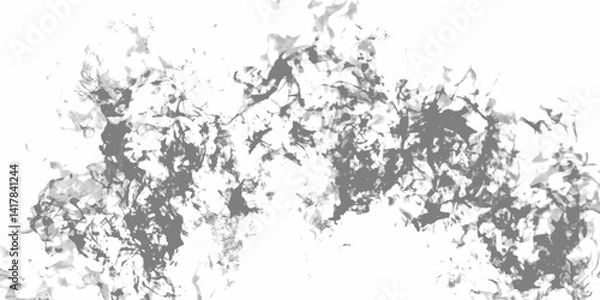Obraz Abstract gray smoky design background. White smoke flowing on a dark canvas with fog some fog on the side. White smoke swirling stark black background creating mesmerizing abstract art.