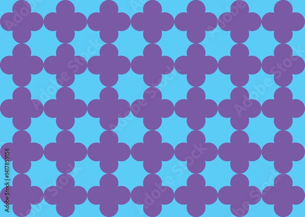 Fototapeta Textured vector backgrounds with simple and fun repeating patterns. Abstract colorful funky backgrounds for cards, posters, covers, banners, or branding