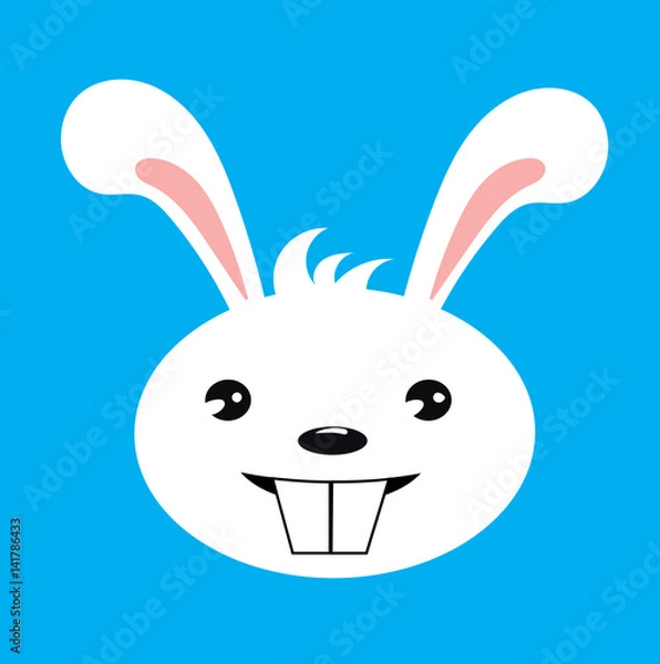 Obraz Happy rabbit illustration