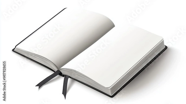 Obraz open book with blank pages