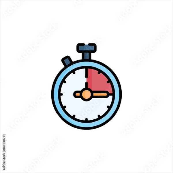 Obraz stopwatch vector icon
