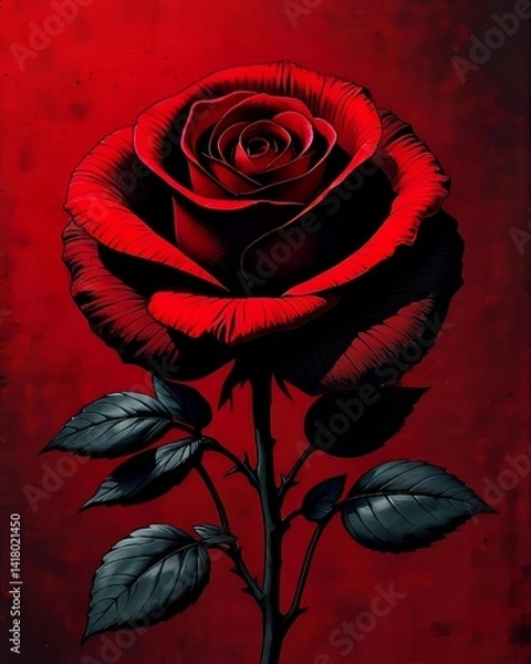 Obraz Amazing ROSA roja.