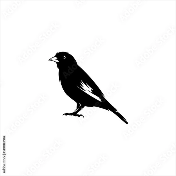 Fototapeta bird silhouette logo element