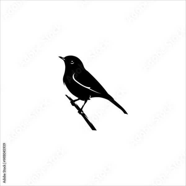 Obraz bird silhouette logo element