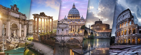 Obraz Rome et Vatican Italie