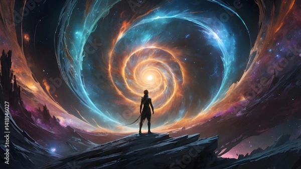 Fototapeta abstract space background