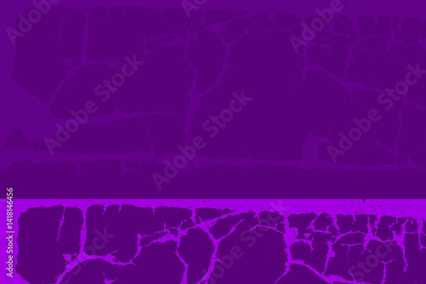 Obraz Vibrant purple abstract texture showcasing intricate cracks and patterns across the surface