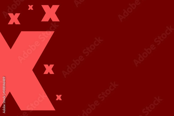 Obraz Creative abstract design with dynamic shapes and bold colors in modern art style