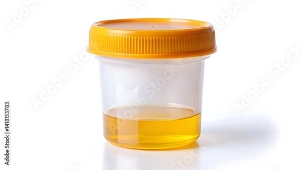 Fototapeta Urine Sample in Collection Container