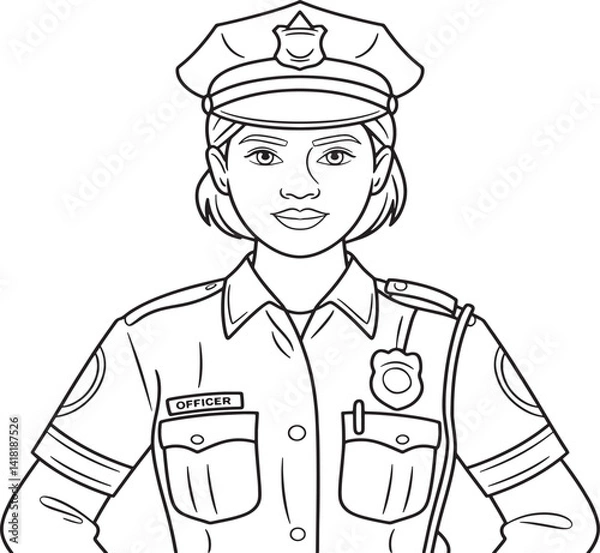 Fototapeta vector illustration of a sailor