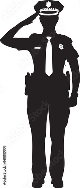 Fototapeta silhouette of a man with gun