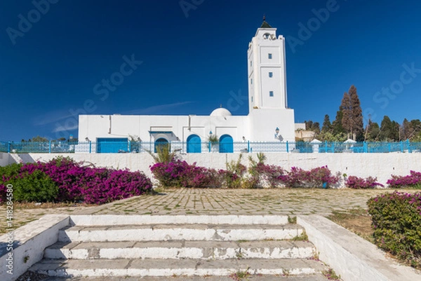 Fototapeta The Mosque of Sidi Bou Said is an example of Tunisian architecture.