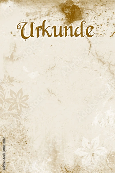 Obraz Urkunde 2