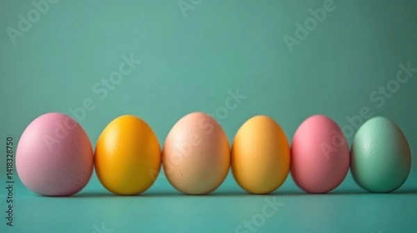 Obraz Bright spring egg decor