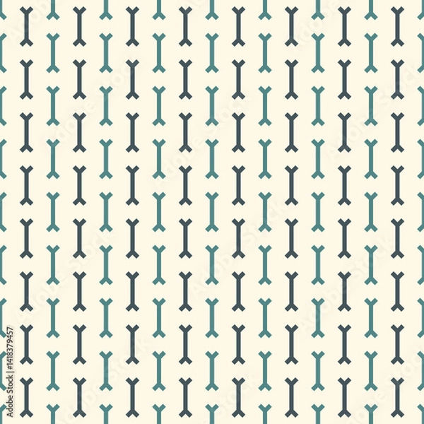Fototapeta Tribal wallpaper. Seamless vector. Ethnic ornament. Folk pattern. Geeometric backdrop. Mosaics motif. Grid background. Digital paper. Textile print. Ethnical web design. Abstract image.