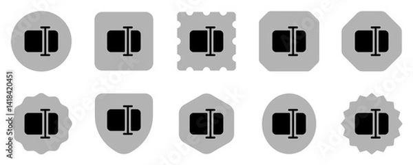 Obraz Editable vector rename edit text icon. Part of a big icon set family. Perfect for web and app interfaces, presentations, infographics, etc