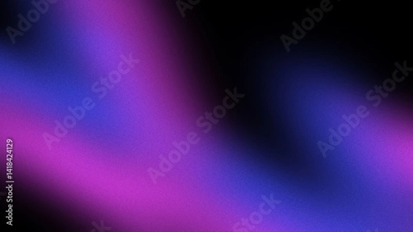 Obraz Black gradient abstract background with subtle purple and pink, night, dark, with copy space