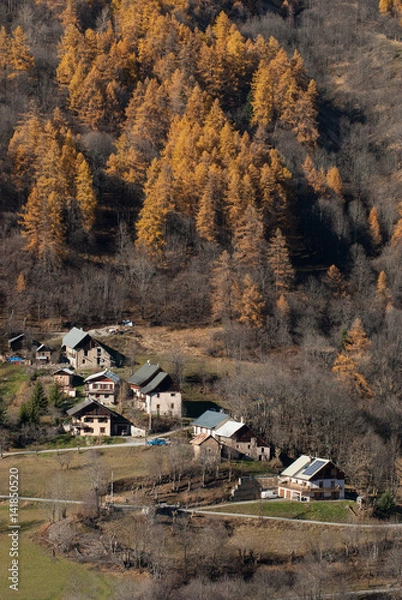 Obraz Valloire paysage d'automne
