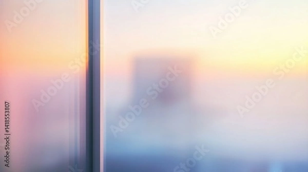 Fototapeta Soft Focus Abstract Background with Gradient Colors at Sunset
