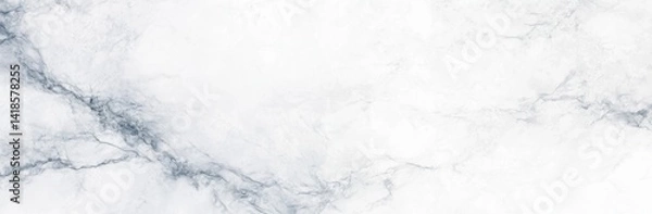 Fototapeta Seamless white marble texture background with natural stone pattern, high resolution surface for banner, copy space, mockup, architecture or interior design