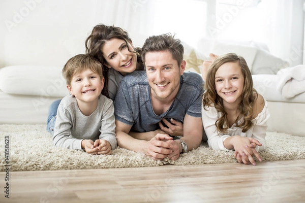 Obraz familie zuhause 