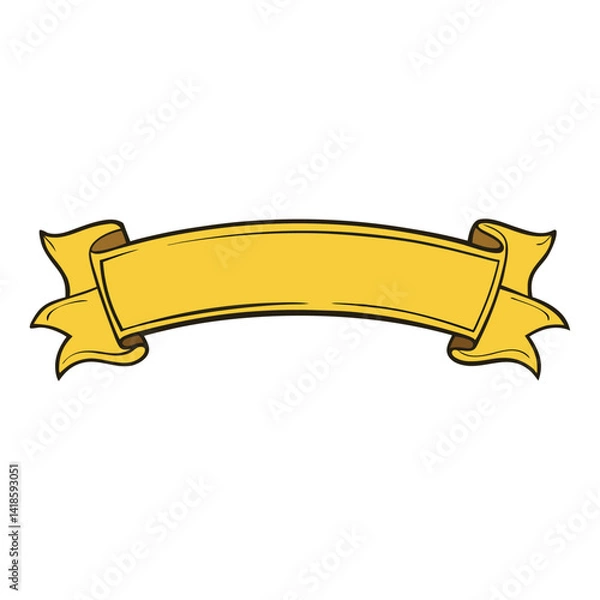 Fototapeta A gold banner for design adds elegance and luxury to any project. It features a rich, shiny gold color that enhances visual appeal, perfect for highlighting key content or promotions.