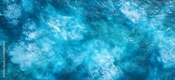 Fototapeta Scenic Ocean Views with Cloudy Skies and Beautiful Coastline