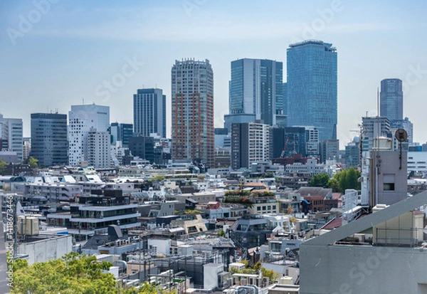 Fototapeta 東京原宿　表参道からの風景